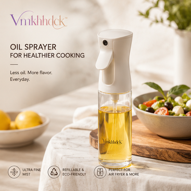 Vmkhhdck™ Minimalist Oil Sprayer Bottle for Cooking & Air Fryer Meals
