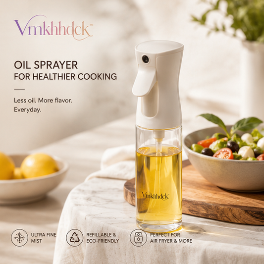 Vmkhhdck™ Minimalist Oil Sprayer Bottle for Cooking & Air Fryer Meals